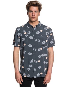 quiksilver, Variable - Short Sleeve Shirt, IRON GATE CHERRY POP VARIABLE (kzm6) Variable - Short Sleeve Shirt EQYWT03727