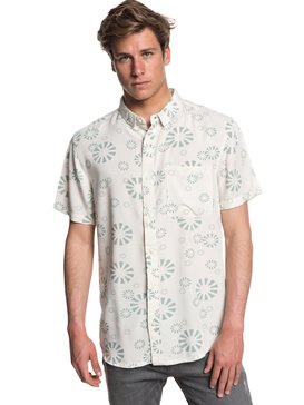 quiksilver, Variable - Short Sleeve Shirt, BIRCH SUNBURST VARIABLE (wdw6) Variable - Short Sleeve Shirt EQYWT03727