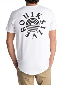quiksilver, Футболка Scallop East Rising Dogs, WHITE (wbb0) Scallop East Rising Dogs - T-Shirt EQYZT04554