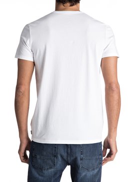 quiksilver, Garment Dye Hard Tails - Tee-Shirt, WHITE (wbb0) Garment Dye Hard Tails - T-Shirt EQYZT04562