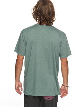 quiksilver, Heather Rooster Vibe - T Shirt col rond pour Homme, TRELLIS HEATHER (bkwh) Heather Rooster Vibe - T-Shirt for Men EQYZT04740