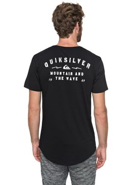 quiksilver, Scallop Spacer Facer - T Shirt col rond pour Homme, BLACK (kvj0) Scallop Spacer Facer - T-Shirt for Men EQYZT04744