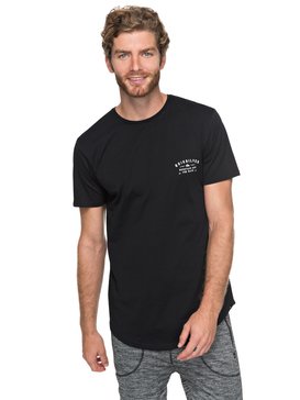 quiksilver, Scallop Spacer Facer - T Shirt col rond pour Homme, BLACK (kvj0) Scallop Spacer Facer - T-Shirt for Men EQYZT04744