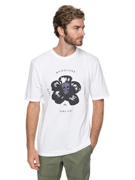 quiksilver, Cosmic Heat - T Shirt col rond pour Homme, WHITE (wbb0) Cosmic Heat - T-Shirt for Men EQYZT04752