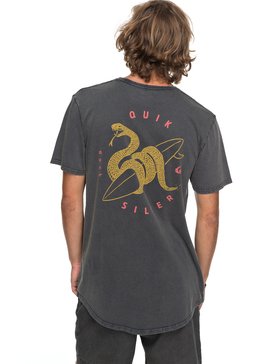 quiksilver, Scallop Board Fusion - T Shirt col rond pour Homme, BLACK (kvj0) Scallop Board Fusion - T-Shirt for Men EQYZT04768