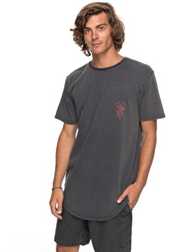 quiksilver, Scallop Board Fusion - T Shirt col rond pour Homme, BLACK (kvj0) Scallop Board Fusion - T-Shirt for Men EQYZT04768