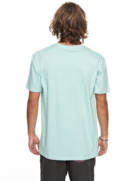 quiksilver, Футболка Classic Comp Logo, EGGSHELL BLUE (bfd0) Classic Comp Logo - T-Shirt EQYZT04773