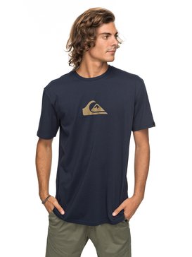 quiksilver, Classic Comp Logo - T Shirt col rond pour Homme, NAVY BLAZER (byj0) Classic Comp Logo - T-Shirt for Men EQYZT04773
