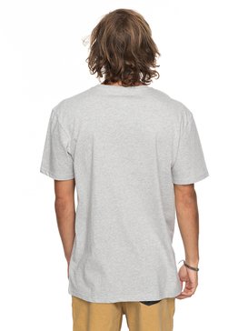 quiksilver, Classic Comp Logo - T Shirt col rond pour Homme, ATHLETIC HEATHER (sgrh) Classic Comp Logo - T-Shirt for Men EQYZT04773