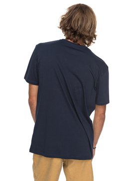 quiksilver, Classic Nano Spano - T Shirt col rond pour Homme, NAVY BLAZER (byj0) Classic Nano Spano - T-Shirt for Men EQYZT04775