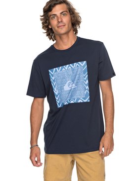 quiksilver, Classic Nano Spano - T Shirt col rond pour Homme, NAVY BLAZER (byj0) Classic Nano Spano - T-Shirt for Men EQYZT04775