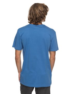 quiksilver, Classic Crimson Skyline - T Shirt col rond pour Homme, BRIGHT COBALT (bpc0) Classic Crimson Skyline - T-Shirt for Men EQYZT04781