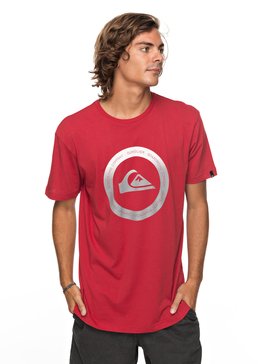 quiksilver, Classic Kahu - T Shirt col rond pour Homme, CHILI PEPPER (rrd0) Classic Kahu - T-Shirt for Men EQYZT04782