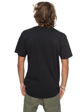 quiksilver, Classic Black Horizon - T Shirt col rond pour Homme, BLACK (kvj0) Classic Black Horizon - T-Shirt for Men EQYZT04783