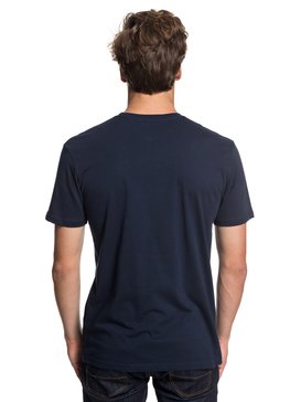 quiksilver, Classic Fluid Turns - T Shirt col rond pour Homme, NAVY BLAZER (byj0) Classic Fluid Turns - T-Shirt for Men EQYZT04893