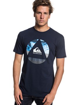 quiksilver, Classic Fluid Turns - T Shirt col rond pour Homme, NAVY BLAZER (byj0) Classic Fluid Turns - T-Shirt for Men EQYZT04893