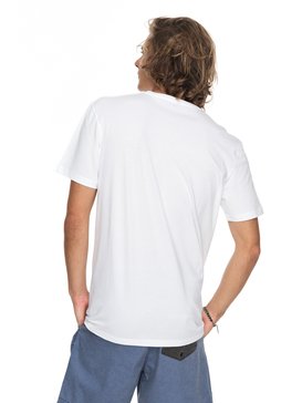 quiksilver, Classic Fluid Turns - T Shirt col rond pour Homme, WHITE (wbb0) Classic Fluid Turns - T-Shirt for Men EQYZT04893