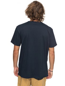 quiksilver, Classic Fin Fanatic - T Shirt col rond pour Homme, NAVY BLAZER (byj0) Classic Fin Fanatic - T-Shirt for Men EQYZT04896