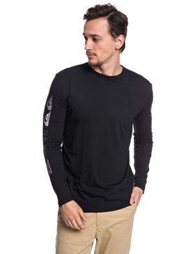 quiksilver, Double Stringer - T-Shirt technique à manches longues UPF 30, BLACK (kvj0) Double Stringer - Technical UPF 30 Long Sleeve T-Shirt EQYZT04970