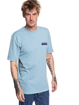 quiksilver, Men's Original Vortex Tee, AQUATIC (bfm0) Original Vortex - T-Shirt EQYZT04984