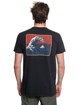 quiksilver, The Original Mountain And Wave - T-shirt col rond pour Homme, BLACK (kvj0) The Original Mountain And Wave - T-Shirt for Men EQYZT05009