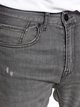 2 Low Bridge Grey Damaged - Slim Fit Drop Crotch Jeans for Men Grey EQYDP03371 Quiksilver
