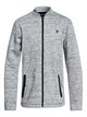 5 Kurow Sherpa - Bonded Zip-Up Bomber Sweatshirt for Men Grey EQYFT03832 Quiksilver