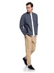 2 Kurow Sherpa - Bonded Zip-Up Bomber Sweatshirt for Men Blue EQYFT03832 Quiksilver