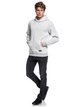 1 Keller - Polar Fleece Hoodie for Men Grey EQYFT03836 Quiksilver