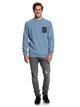 1 Takao Man - Sweatshirt for Men Blue EQYFT03843 Quiksilver