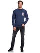 1 Takao Man - Sweatshirt for Men Blue EQYFT03843 Quiksilver
