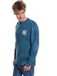 0 Volcanic Ocean - Sweatshirt for Men Blue EQYFT03845 Quiksilver