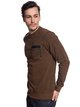 0 Yattemi - Technical Sweatshirt for Men Brown EQYFT03852 Quiksilver