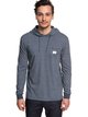 0 Zermet - Long Sleeve Hooded T-Shirt for Men Blue EQYKT03781 Quiksilver