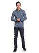 1 Zermet - Long Sleeve Hooded T-Shirt for Men Blue EQYKT03781 Quiksilver