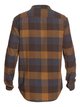 5 Stretch Flannel - Water-Resistant Long Sleeve Shirt for Men Brown EQYWT03693 Quiksilver
