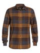 4 Stretch Flannel - Water-Resistant Long Sleeve Shirt for Men Brown EQYWT03693 Quiksilver