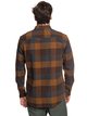 3 Stretch Flannel - Water-Resistant Long Sleeve Shirt for Men Brown EQYWT03693 Quiksilver