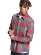 1 Stretch Flannel - Water-Resistant Long Sleeve Shirt for Men Pink EQYWT03693 Quiksilver