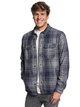 1 The Waffle - Long Sleeve Over Shirt for Men Blue EQYWT03694 Quiksilver