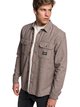 0 Riku Rock - Long Sleeve Shirt for Men Grey EQYWT03696 Quiksilver