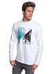 0 Colourful Night - Long Sleeve T-Shirt for Men White EQYZT04975 Quiksilver