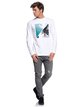 1 Colourful Night - Long Sleeve T-Shirt for Men White EQYZT04975 Quiksilver