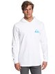 0 Vice Versa - Long Sleeve Hooded T-Shirt for Men White EQYZT05020 Quiksilver