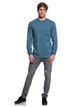 1 The Stitch Up - Long Sleeve T-Shirt for Men Blue EQYZT05022 Quiksilver