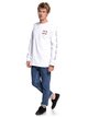 1 Quik Bone - Long Sleeve T-Shirt for Men White EQYZT05040 Quiksilver