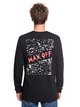 4 Wax Off - Long Sleeve T-Shirt for Men Black EQYZT05041 Quiksilver