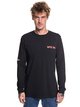 0 Wax Off - Long Sleeve T-Shirt for Men Black EQYZT05041 Quiksilver