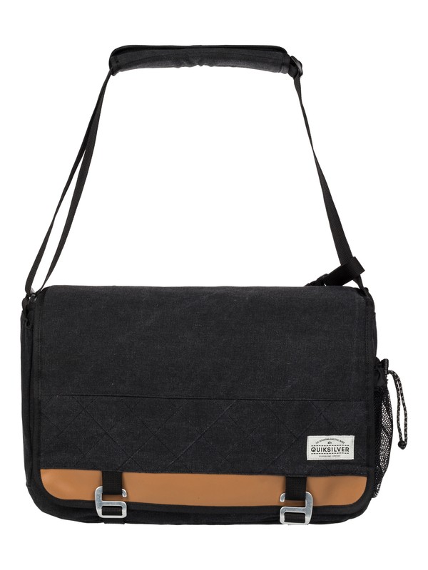 quiksilver, Carrier Messenger Bag, Anthracite (kvj0) 0 Carrier Messenger Bag 1153140201 Quiksilver