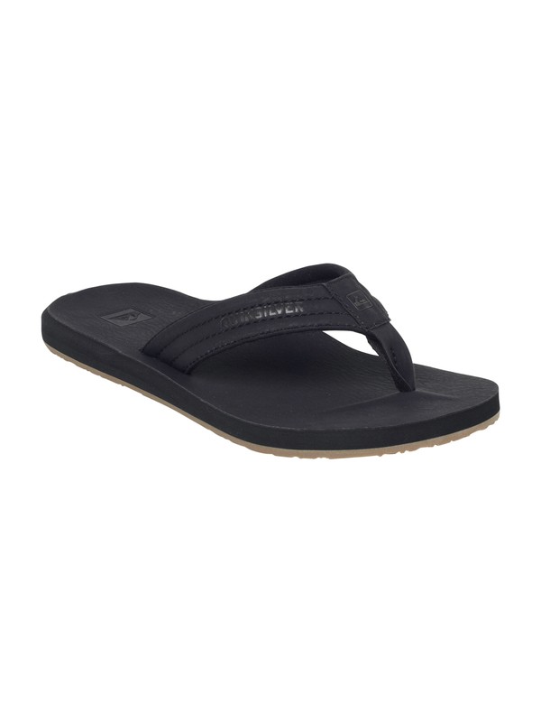 quiksilver, Boys 8-16 Carver Nubuck 4 Sandals, BLACK (blk) 0 Boys 8-16 Carver Nubuck 4 Sandals 257126 Quiksilver